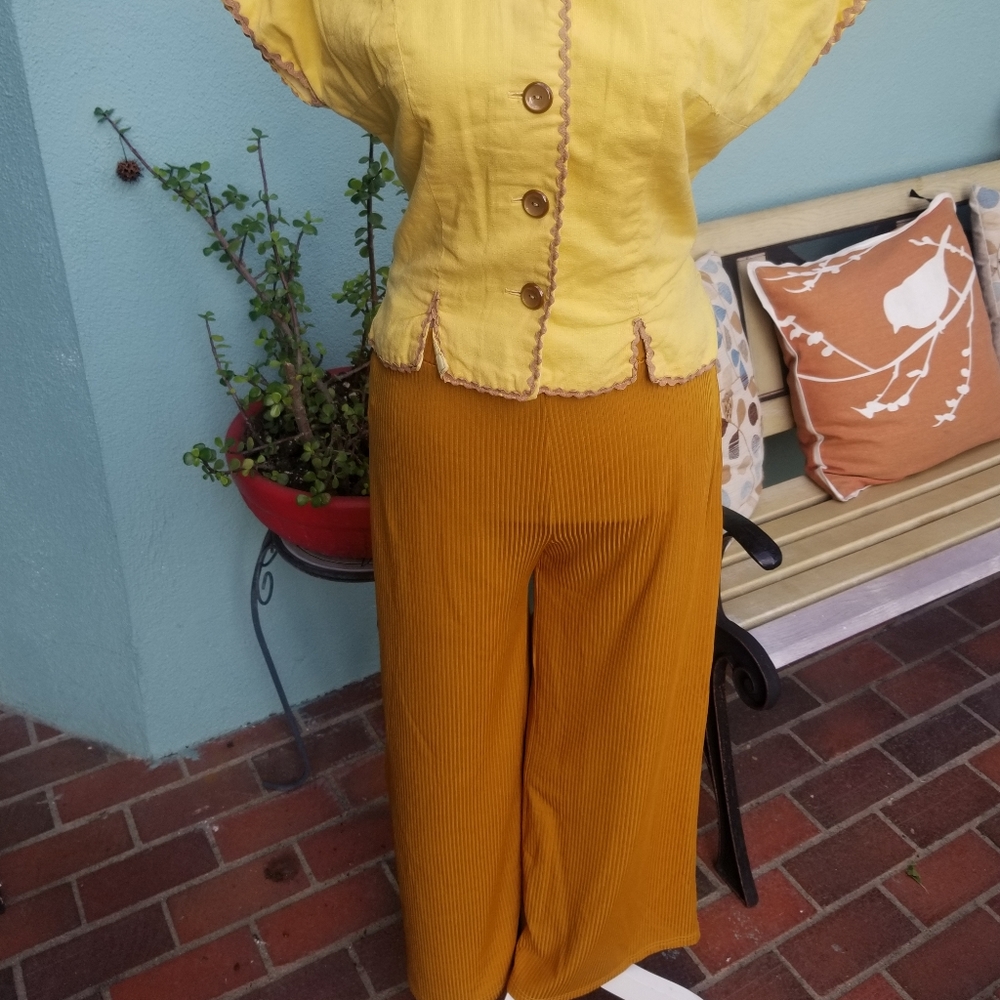 60s Inspired wide legged pants